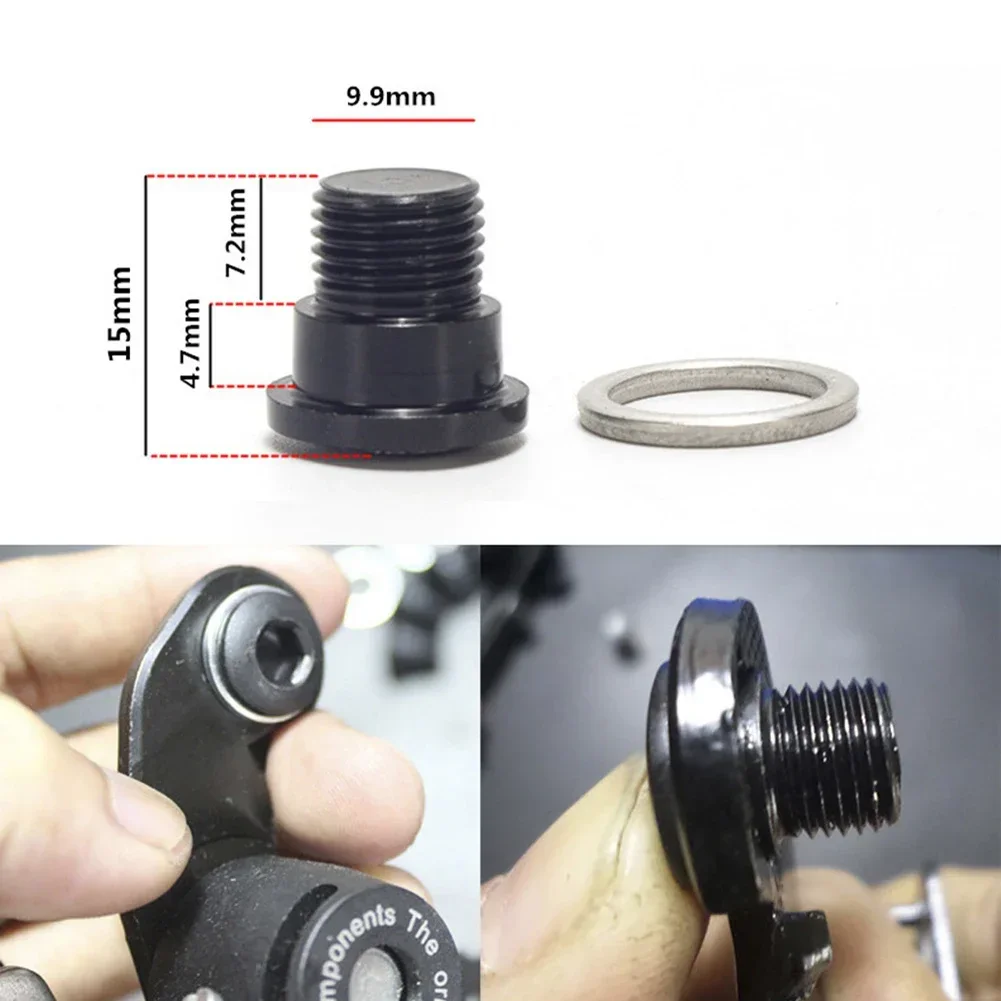 Cycling Gear Hanger - จักรยานด้านหลัง Derailleur สลักเกลียวสําหรับ Shimano TX35 TZ