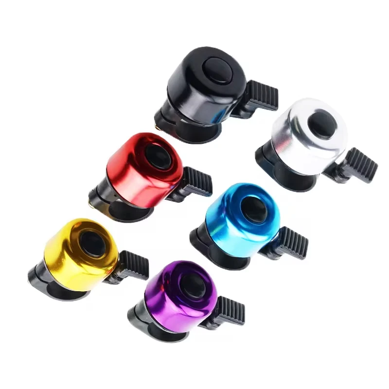 Bike Bell - กระดิ่งจักรยานเสือภูเขา อลูมิเนียมอัลลอยด์ กระดิ่งเตือนความปลอดภัยสำหรับจักรยานเสือภูเขา กระดิ่งติดแฮนด์จักรยาน แหวนกระดิ่ง แตรจักรยาน