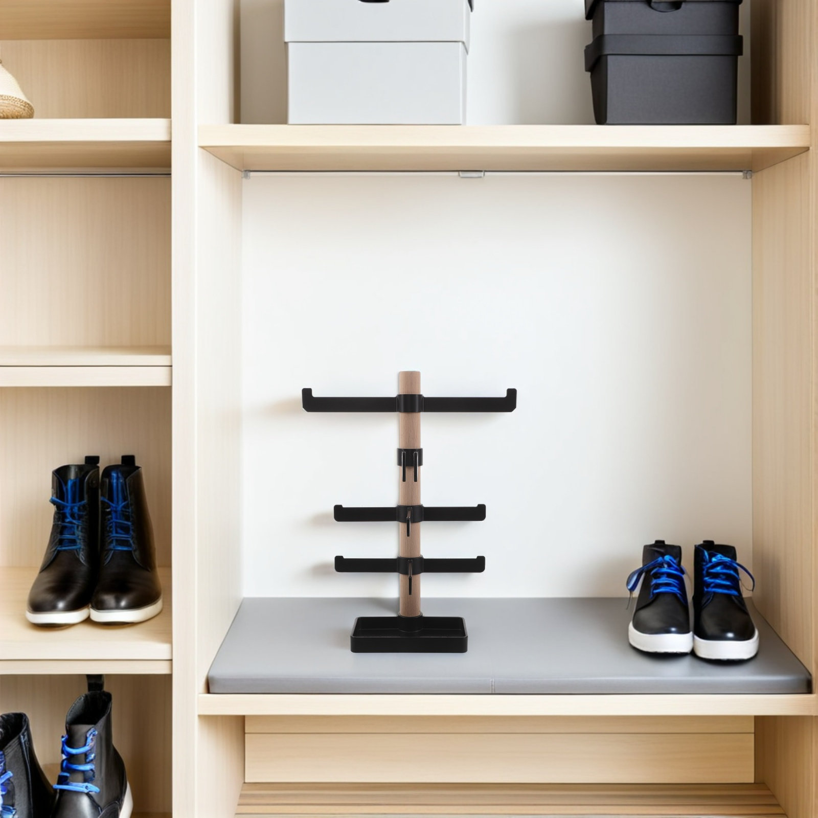 Cycling Gear Wall Mount - ที่จัดเก็บอุปกรณ์จักรยาน ที่แขวนอุปกรณ์ปั่นจักรยาน ที่เก็บแว่นตา ที่จัดเก็บอุปกรณ์ต่างๆ แบบติดผนังหรือโต๊ะ ที่แขวนแว่นกันแดดและแว่นตาป้องกัน