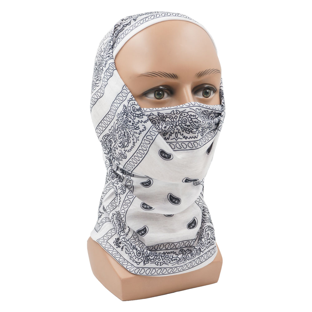 สีขาว Paisley คอ Gater Tube ผู - Cycling Gear For Women บทวิจารณ์และราคา