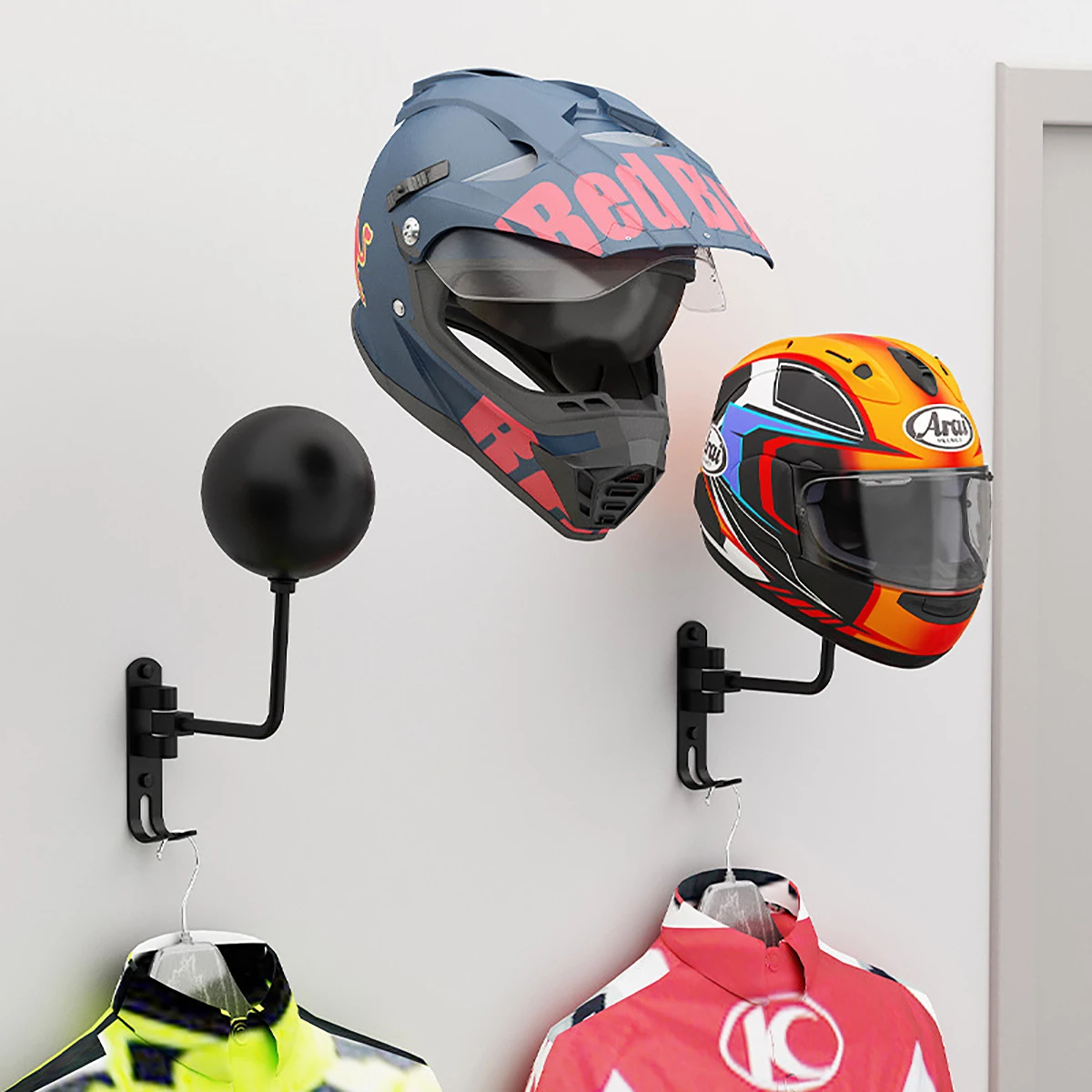 ที่แขวนหมวกกันน็อคมอเตอร์ไซค์แ - Cycling Gear Wall Mount บทวิจารณ์และราคา