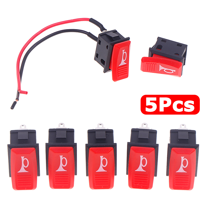 5PCS Universal Horn สวิทช์ปุ่ม - Bike Bell บทวิจารณ์และราคา