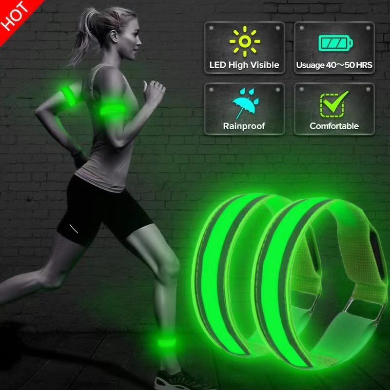 สายรัดแขนสะท้อนแสง LED กันน้ำ  - Cycling Gear Essentials บทวิจารณ์และราคา