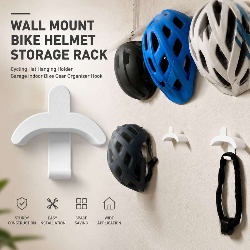 ที่แขวนหมวกกันน็อคจักรยานติดผน - Cycling Gear Wall Mount บทวิจารณ์และราคา