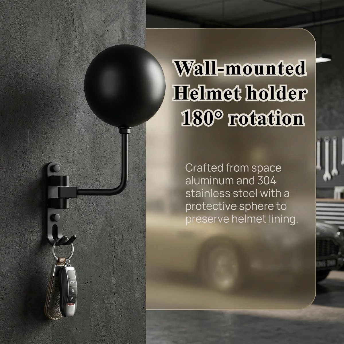 180 °   ที่แขวนหมวกจักรยานแบบต - Cycling Gear Wall Mount บทวิจารณ์และราคา