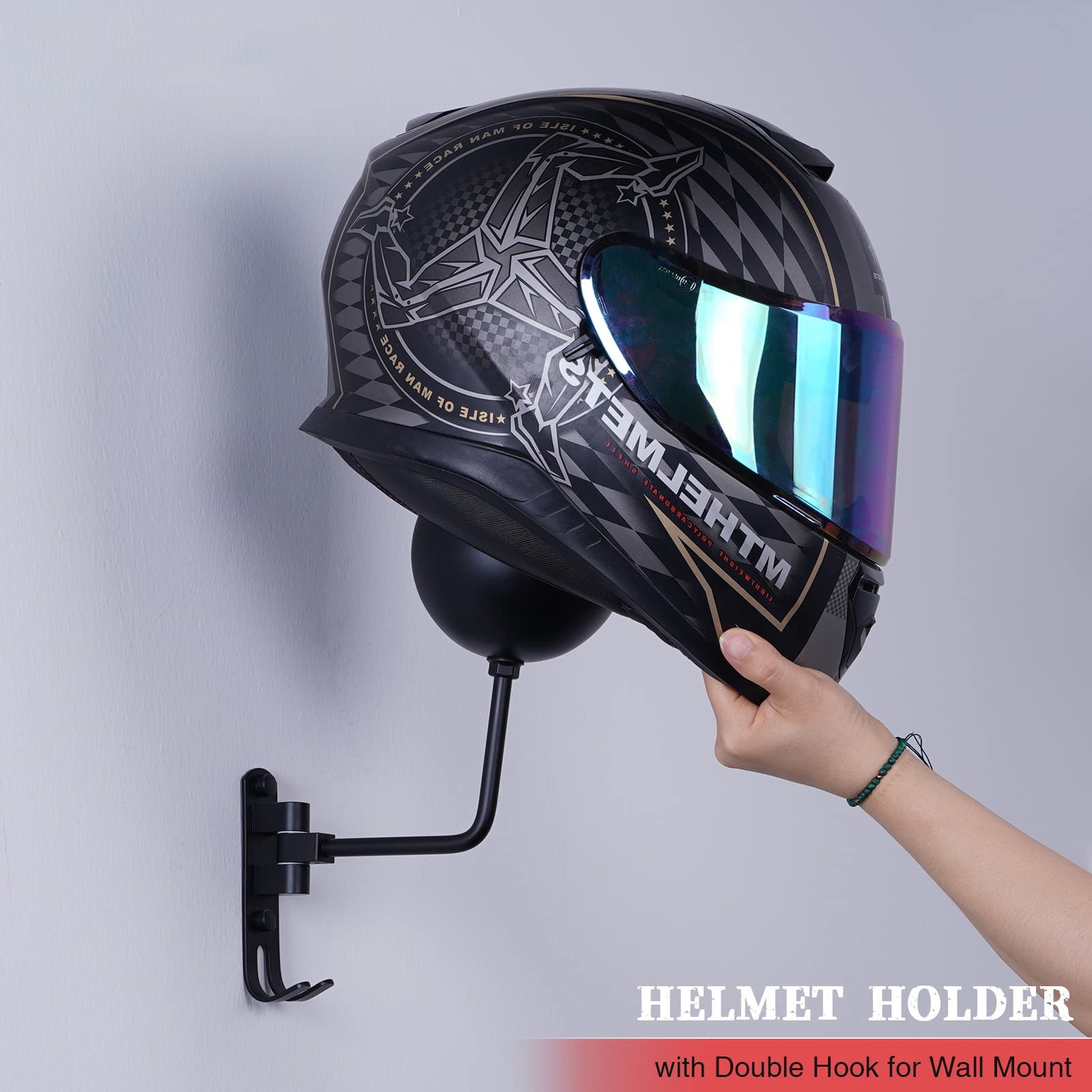 ที่ยึดติดผนังสำหรับหมวกกันน็อค - Cycling Gear Wall Mount บทวิจารณ์และราคา