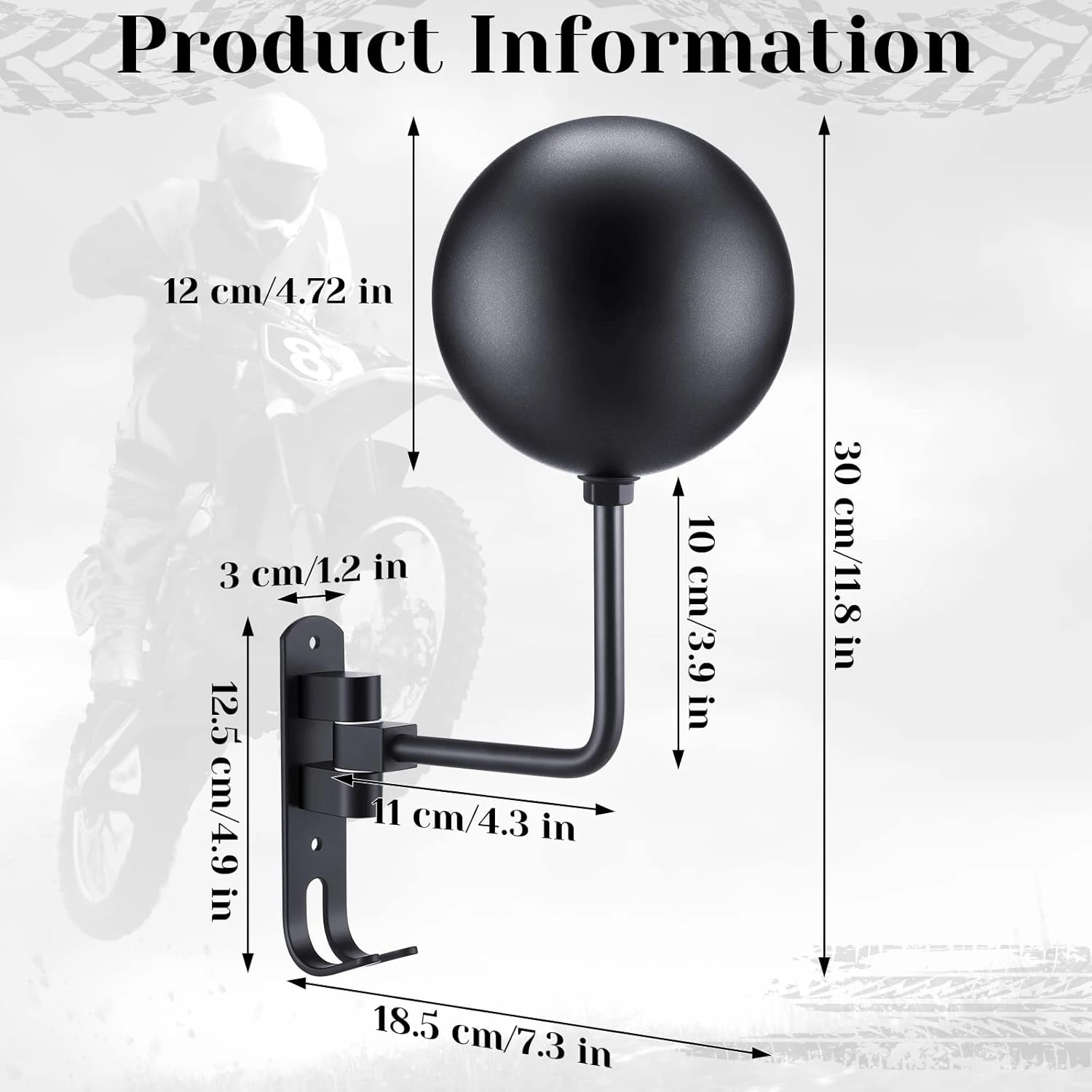 ที่วางหมวกกันน็อครถจักรยานยนต์ - Cycling Gear Wall Mount บทวิจารณ์และราคา