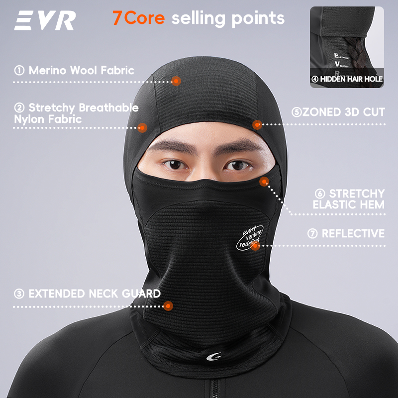 หน้ากากกันลมกันหนาว EVR สำหรับ - Cycling Gear For Women บทวิจารณ์และราคา