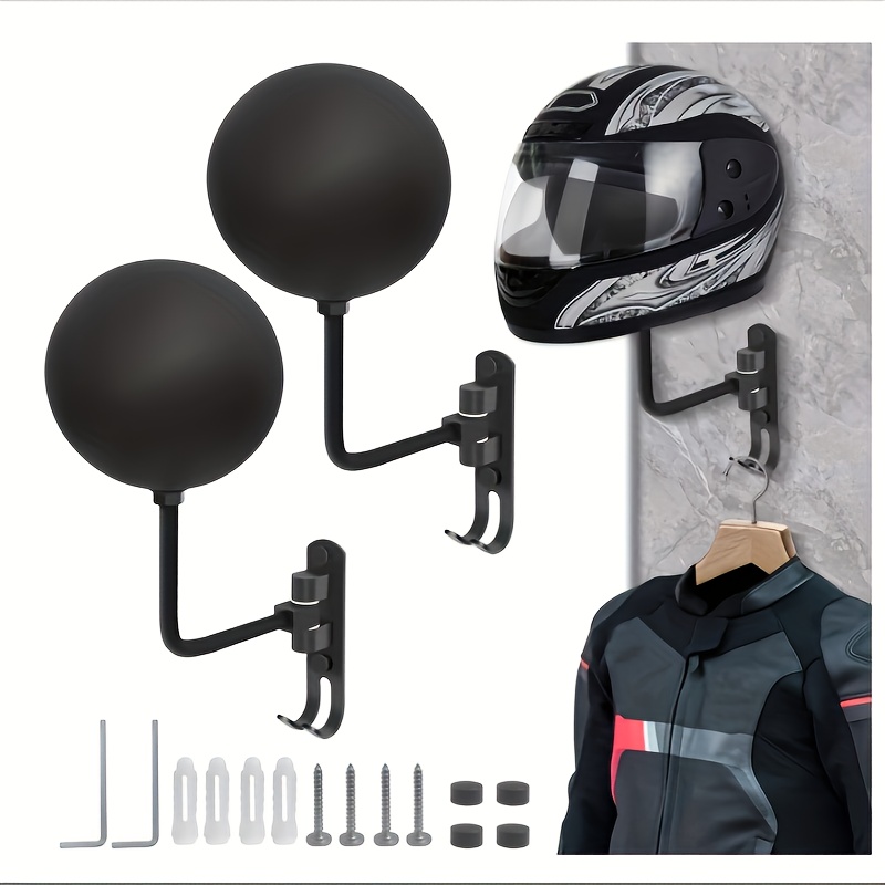180 °   ที่แขวนหมวกกันน็อคมอเต - Cycling Gear Wall Mount บทวิจารณ์และราคา